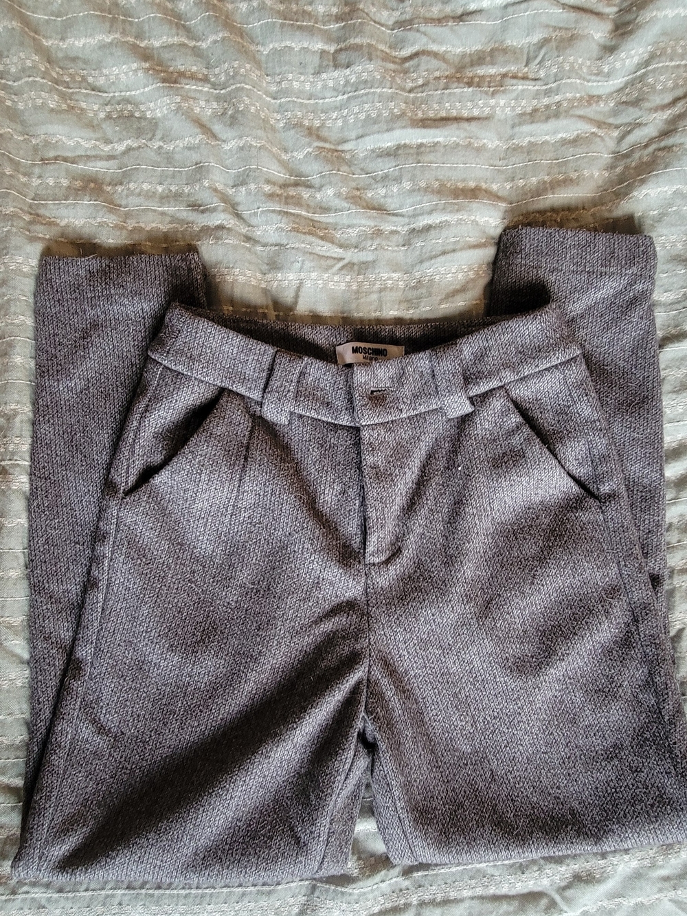 Moschino Women's Tailored Dress Pants in Heather Gray